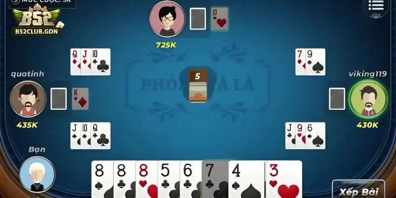 Phỏm B52 – Kinh Nghiệm Đánh Ít Thua Có chiến thuật chơi phỏm hợp lý