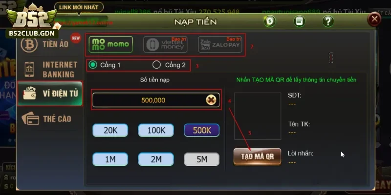 ĐIỀU KHOẢN SỬ DỤNG B52 CLUB – CAM KẾT CÔNG BẰNG & BẢO MẬT Nạp rút tiền nhanh – an toàn tại B52Club